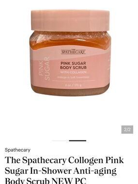 Pink Sugar Collagen Body Scrub - Pink